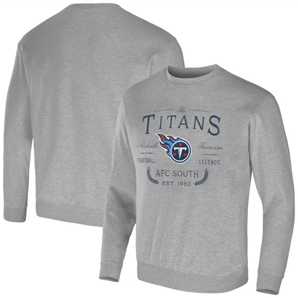 Men's Tennessee Titans Gray Darius Rucker Collection Pullover Sweatshirt